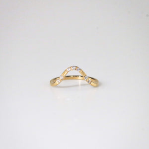 meideya jewelry crystal curve ring