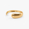 Gold Cuff Bracelet — Waterproof Stainless Steel