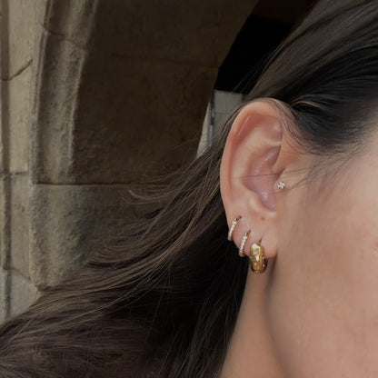 gold daily hoops