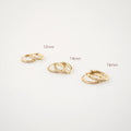 gold hoop earrings