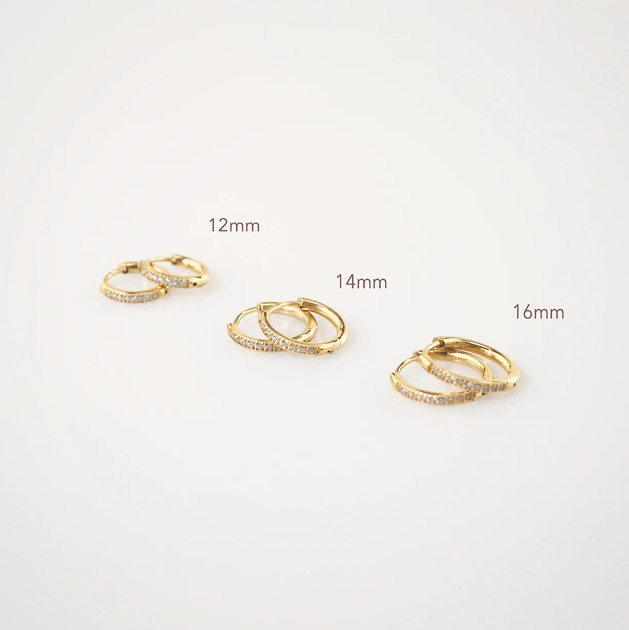 gold hoop earrings