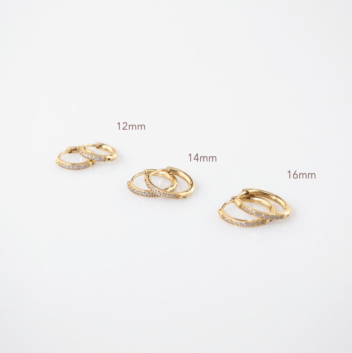 gold hoop earrings