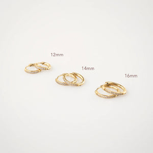 gold hoop earrings
