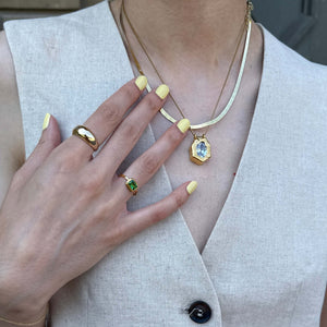 gold layered necklace
