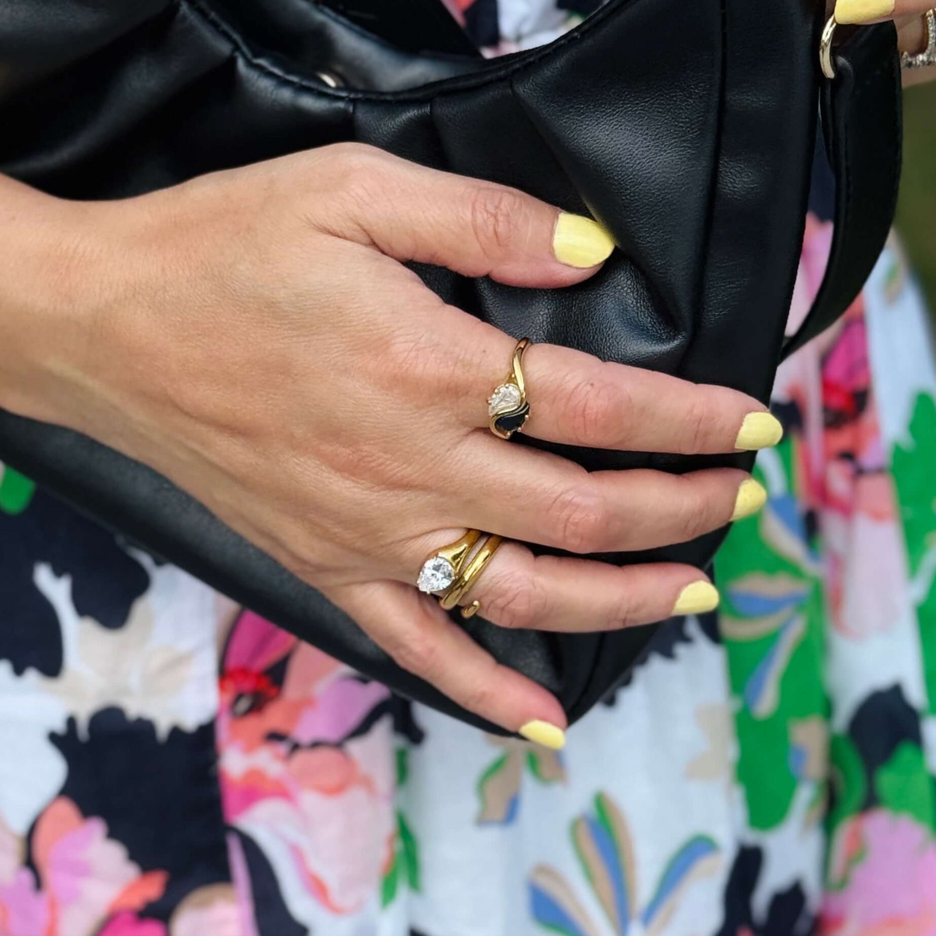 gold ring with gemstone