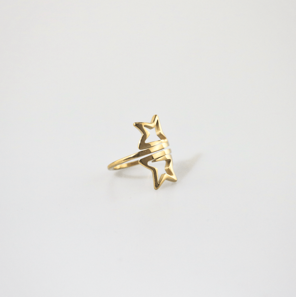 gold star ring