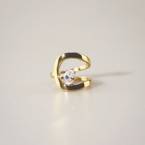 gold statement ring