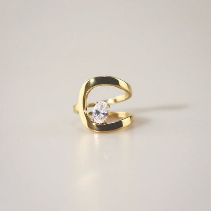 gold statement ring