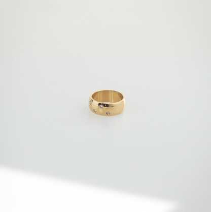 gold stellar band ring