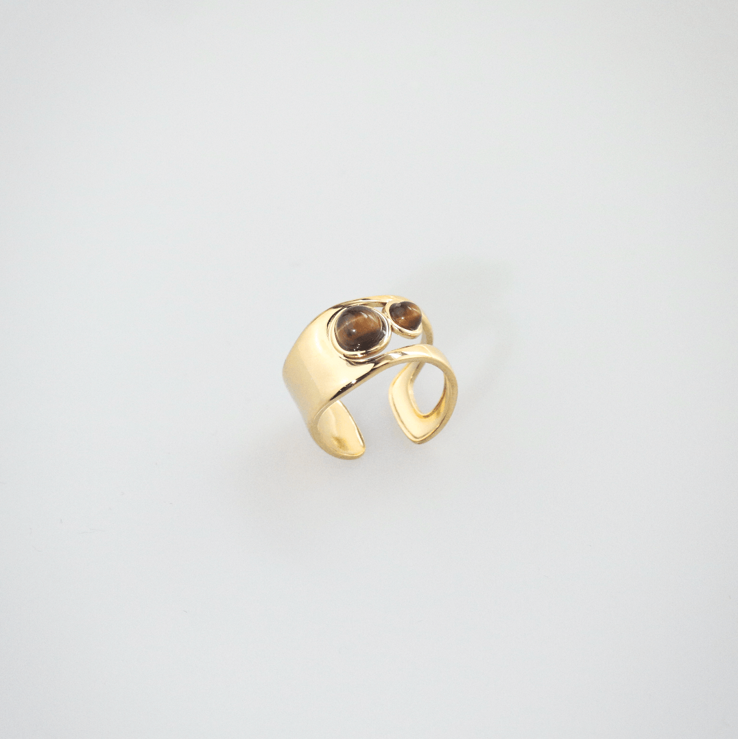 tigers eye ring