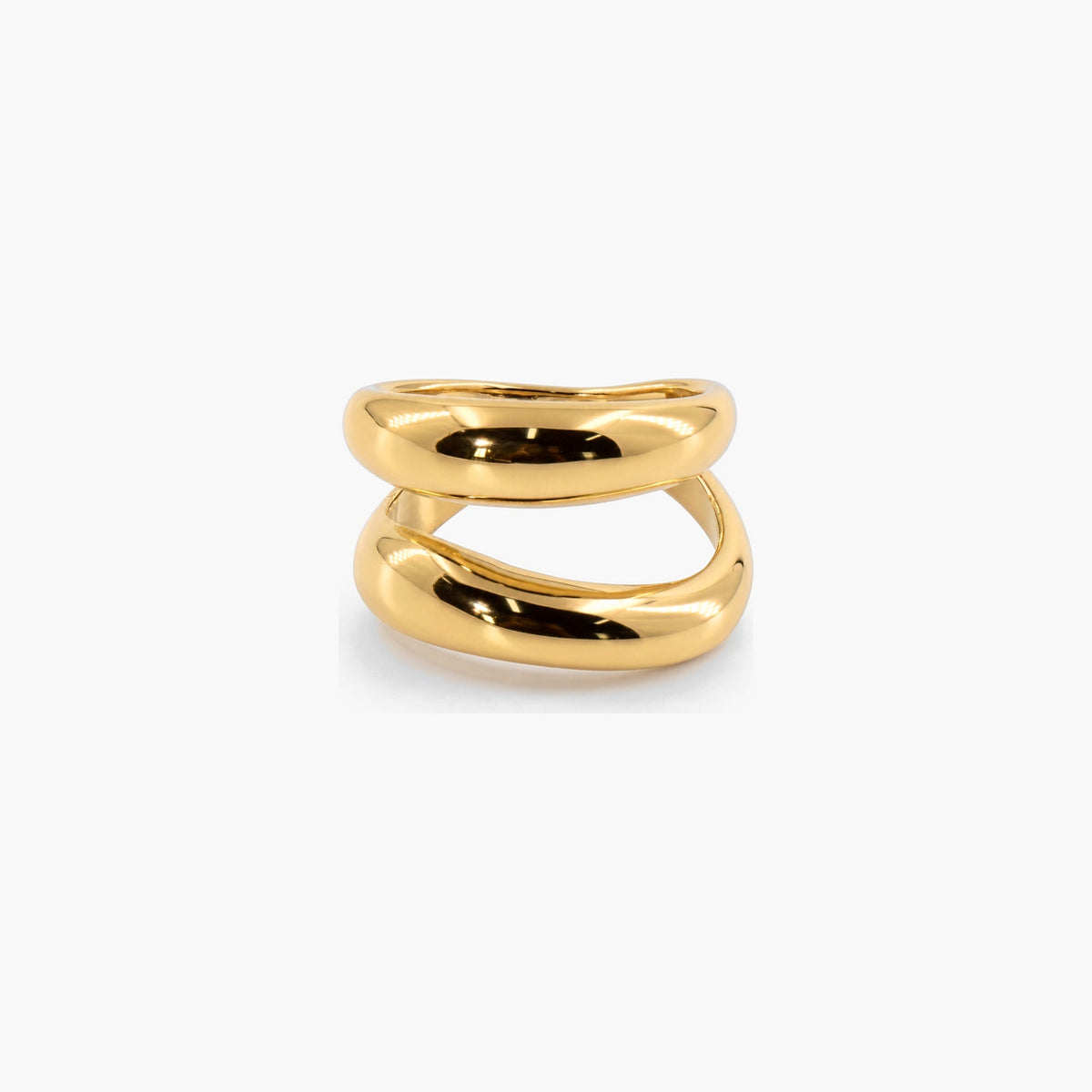 gold wave ring 