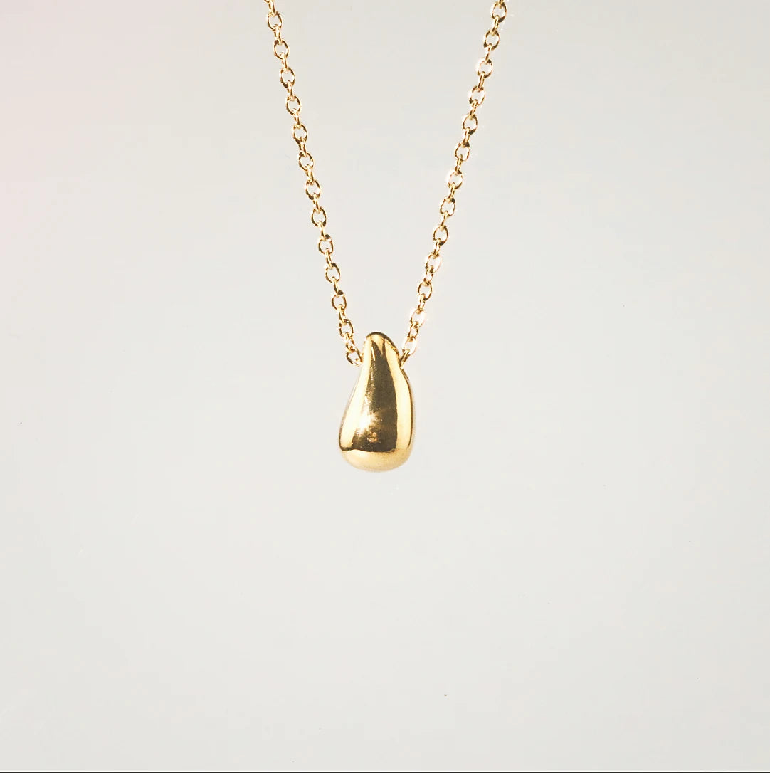 meideya jewelry golden drip necklace