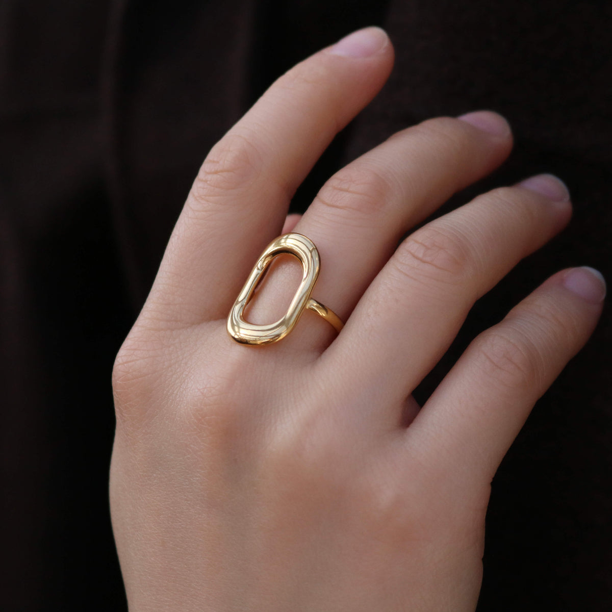 Open Oval Ring