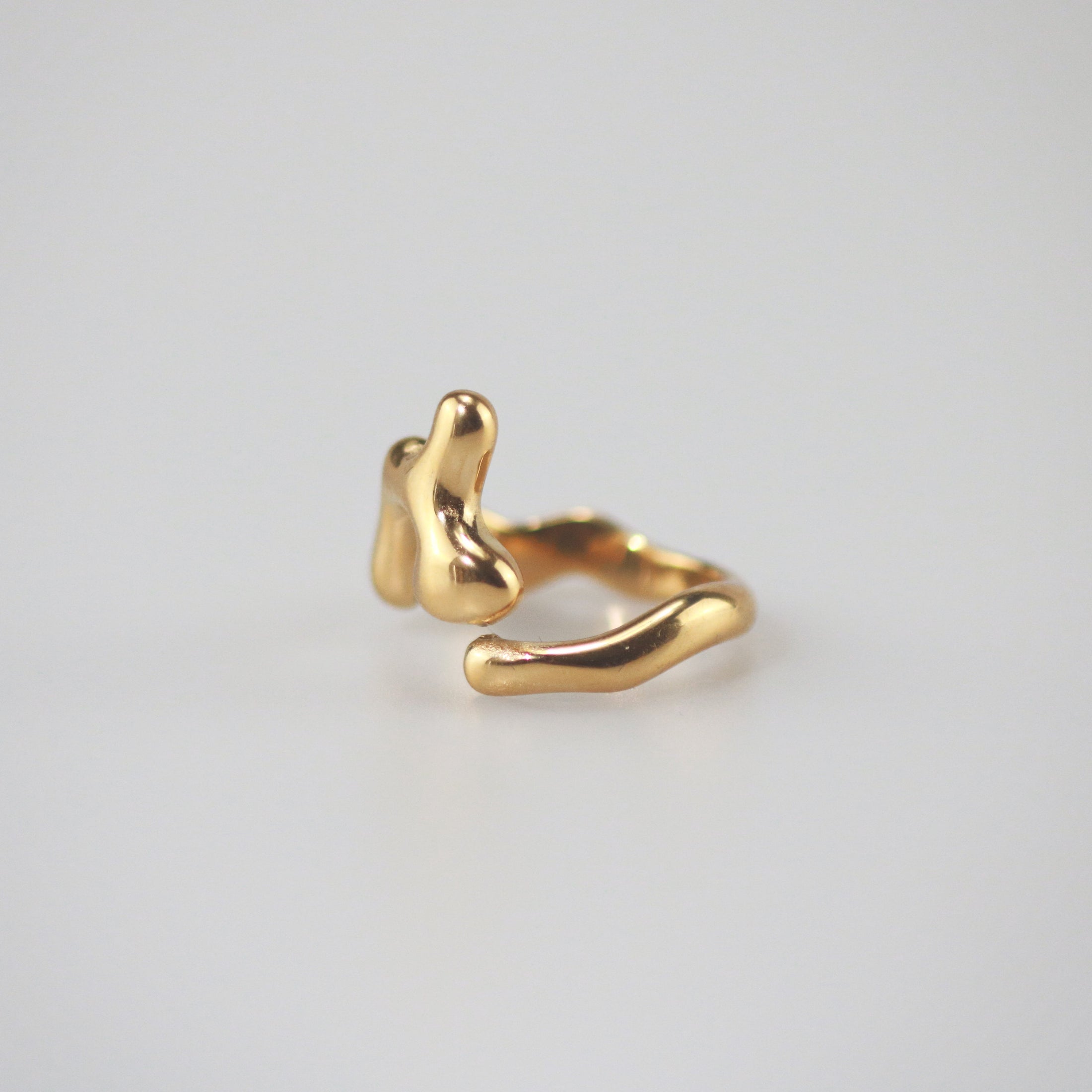 Gold Sculpted Ring