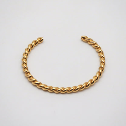 twisted cuff bangle bracelet