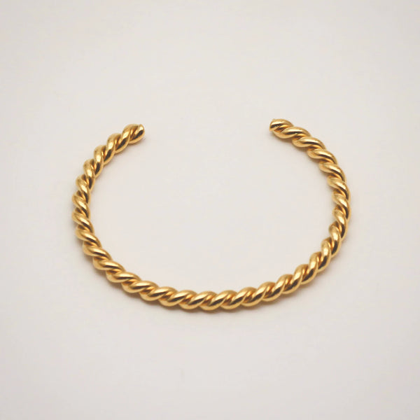 Niko Twisted Cuff Bracelet – Waterproof Dainty Bracelet