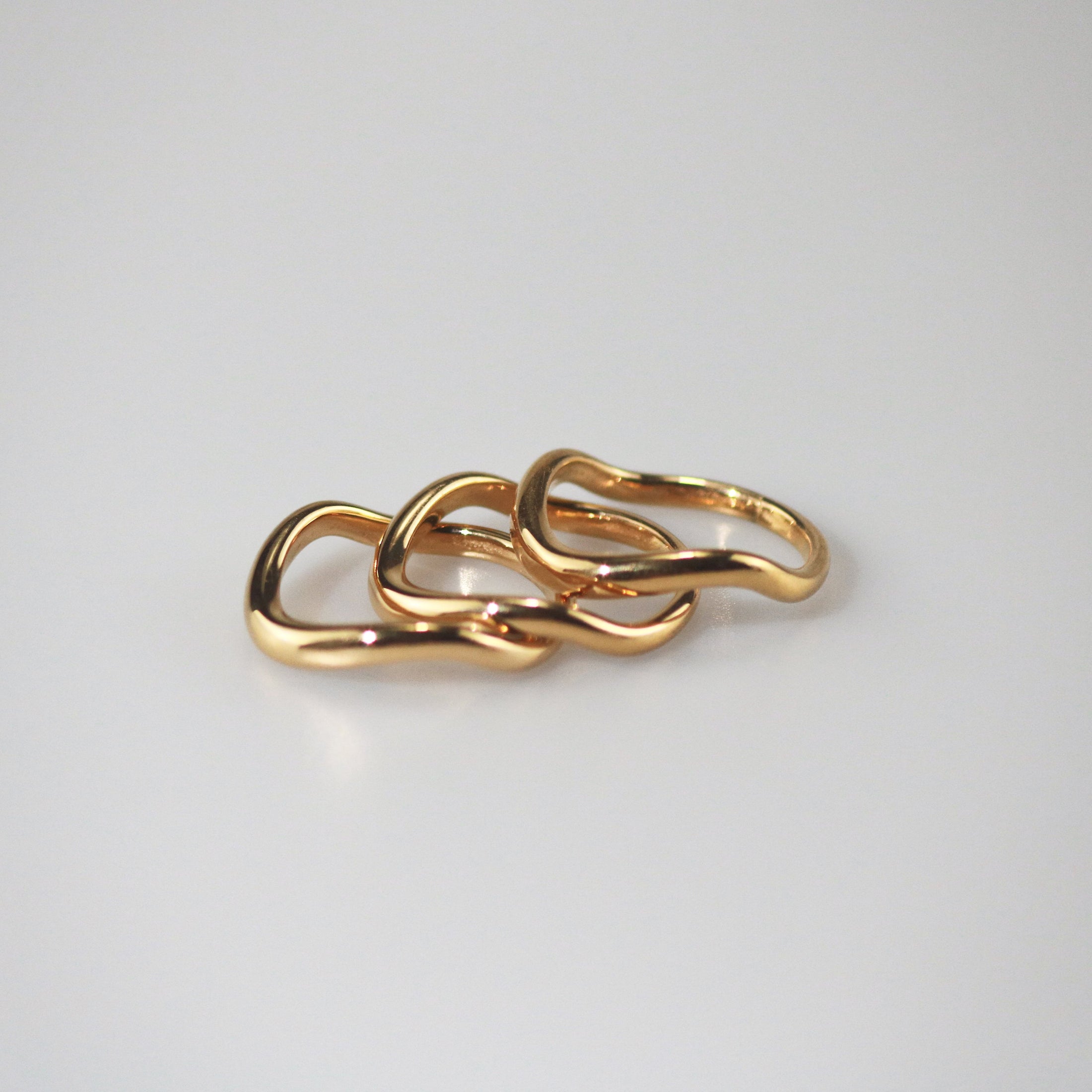 Gold Wave Ring