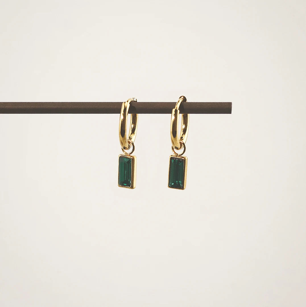 gold sparkle earrings