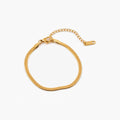 Greta Fischgrätkette Armband – 18k vergoldeter Edelstahl