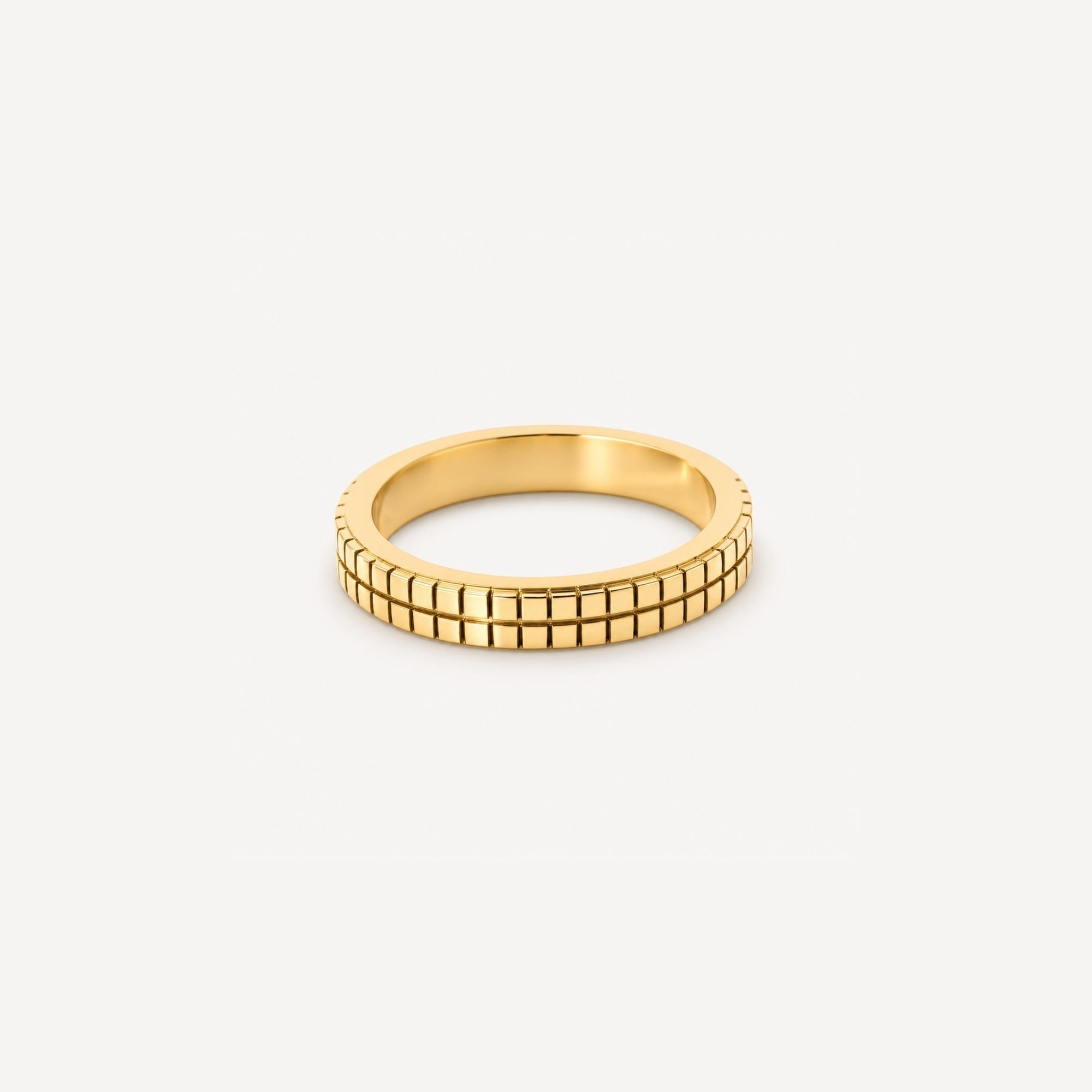 Gridline Band Ring