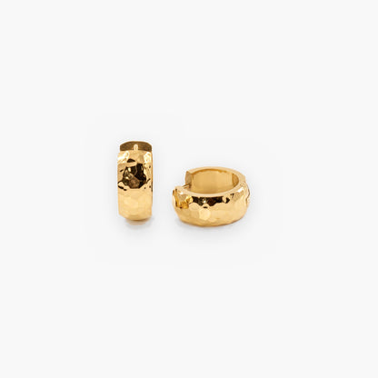 Hammered Small Hoops