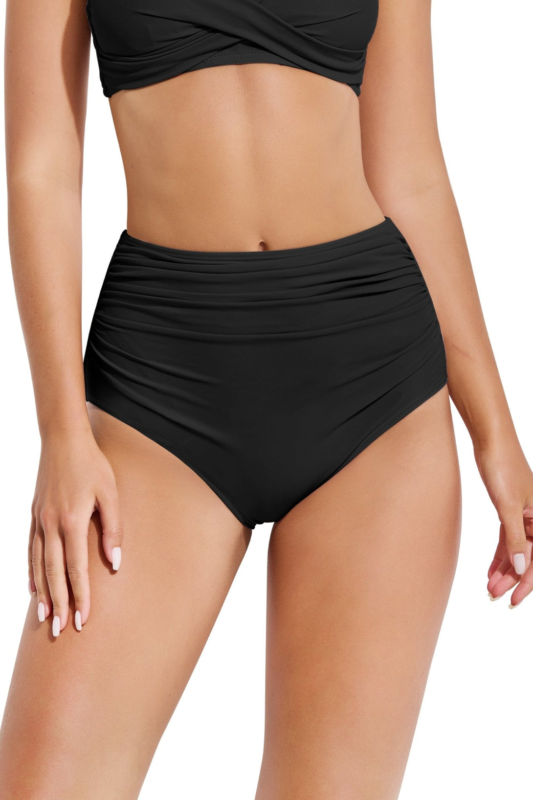 High - waisted Bathing Suit with Abdominal Control - Stylr