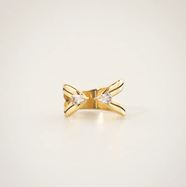 Tearlight Hug Ring - Waterproof Stainless Steel Ring