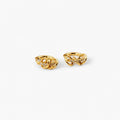 Meideya Interlocking Pave Hoops — Kinetic Gold Hoop Earrings