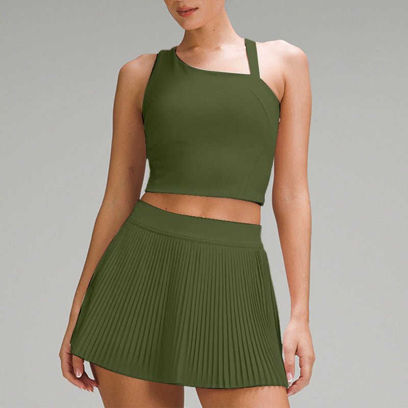 Irregular Back Sport Skirt MidWeight MultiS5T34 - Stylr