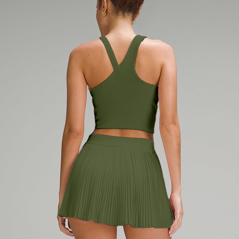 Irregular Back Sport Skirt MidWeight MultiS5T34 - Stylr