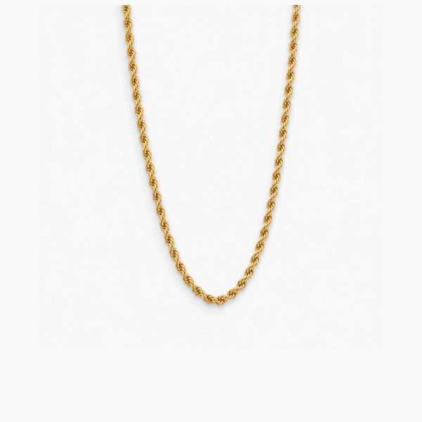 Isla Rope Necklace – 18k Gold Plated Stainless Steel