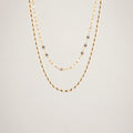 gold layered necklace