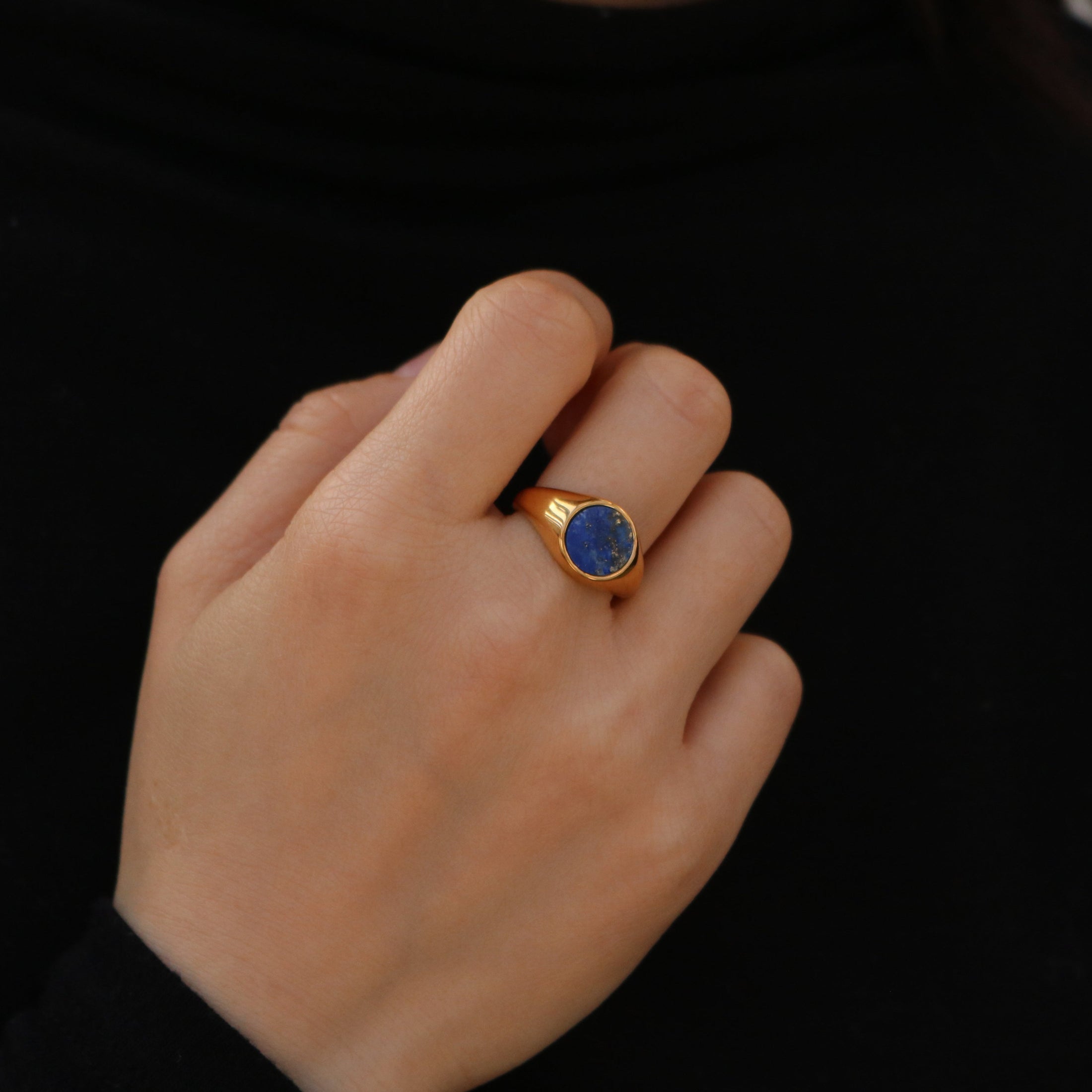Lapis Lazuli Signet Ring