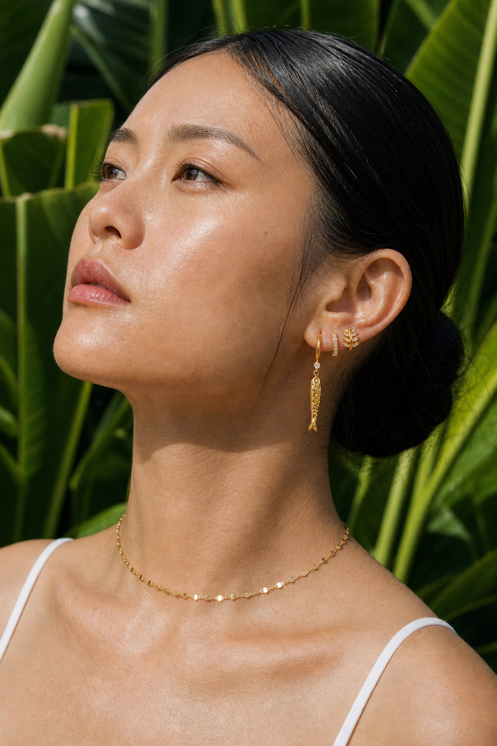 Laurel Noon jewelry set — worn