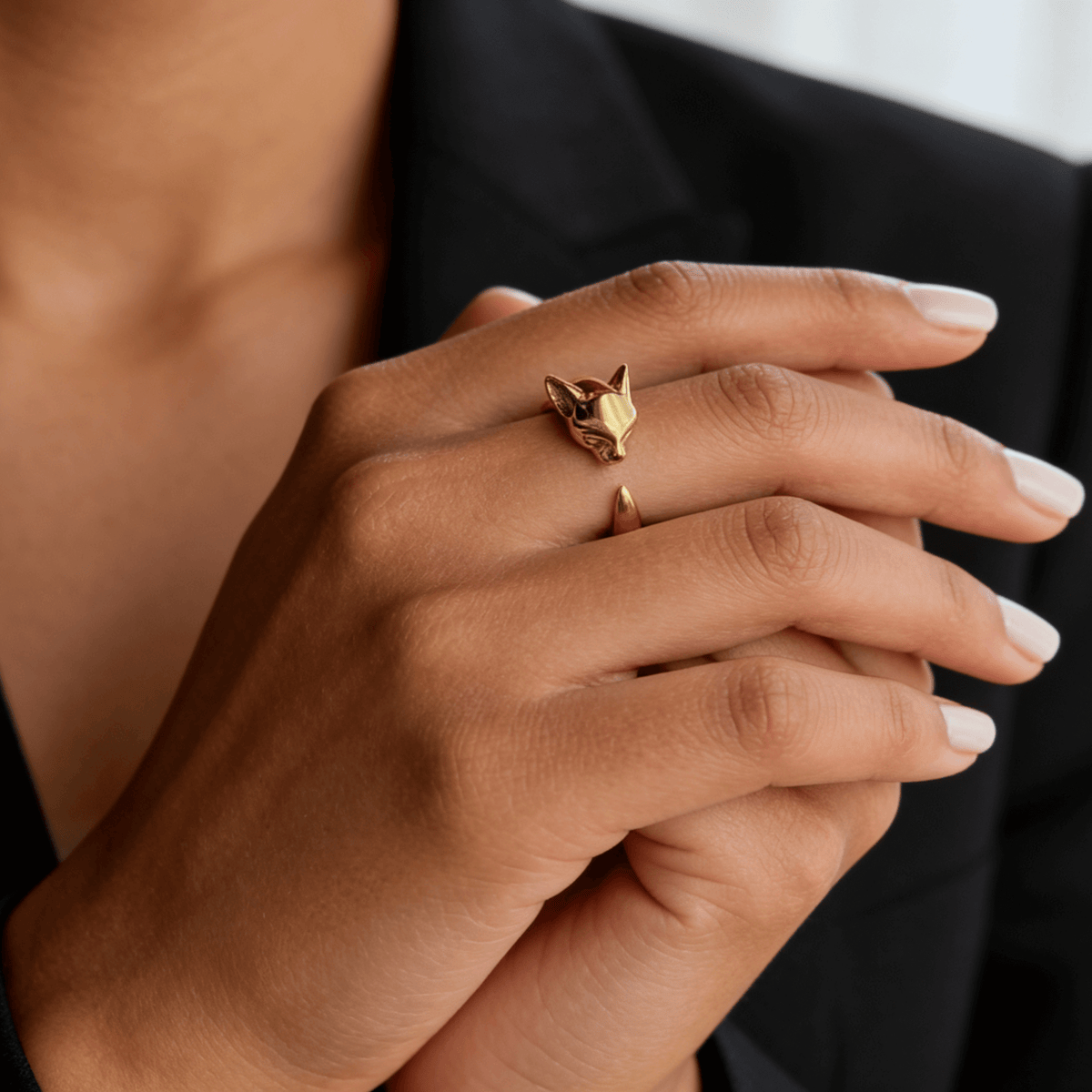 Waterproof Leopard Ring, 18k gold-plated stainless steel
