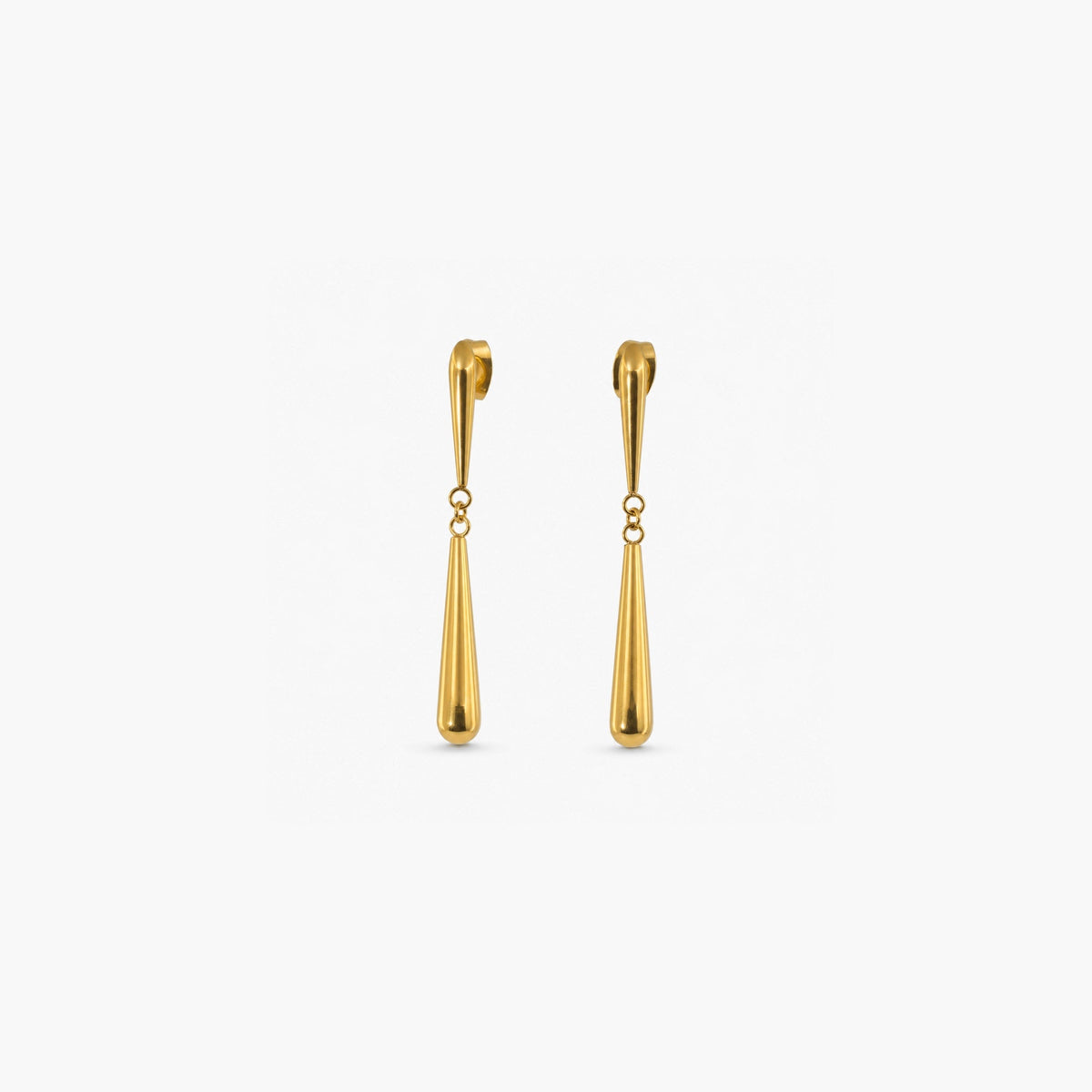 Long teardrop earrings