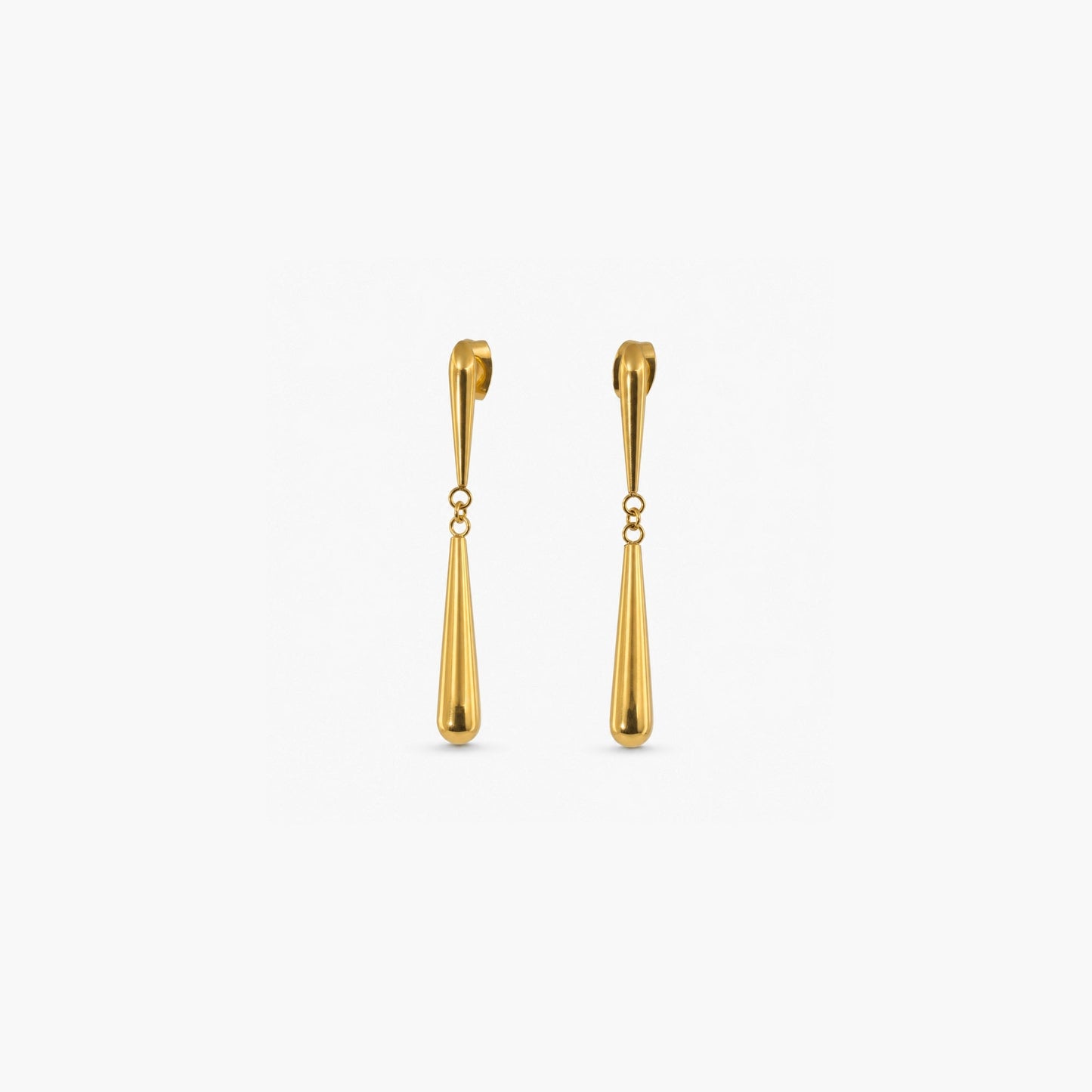 Long teardrop earrings