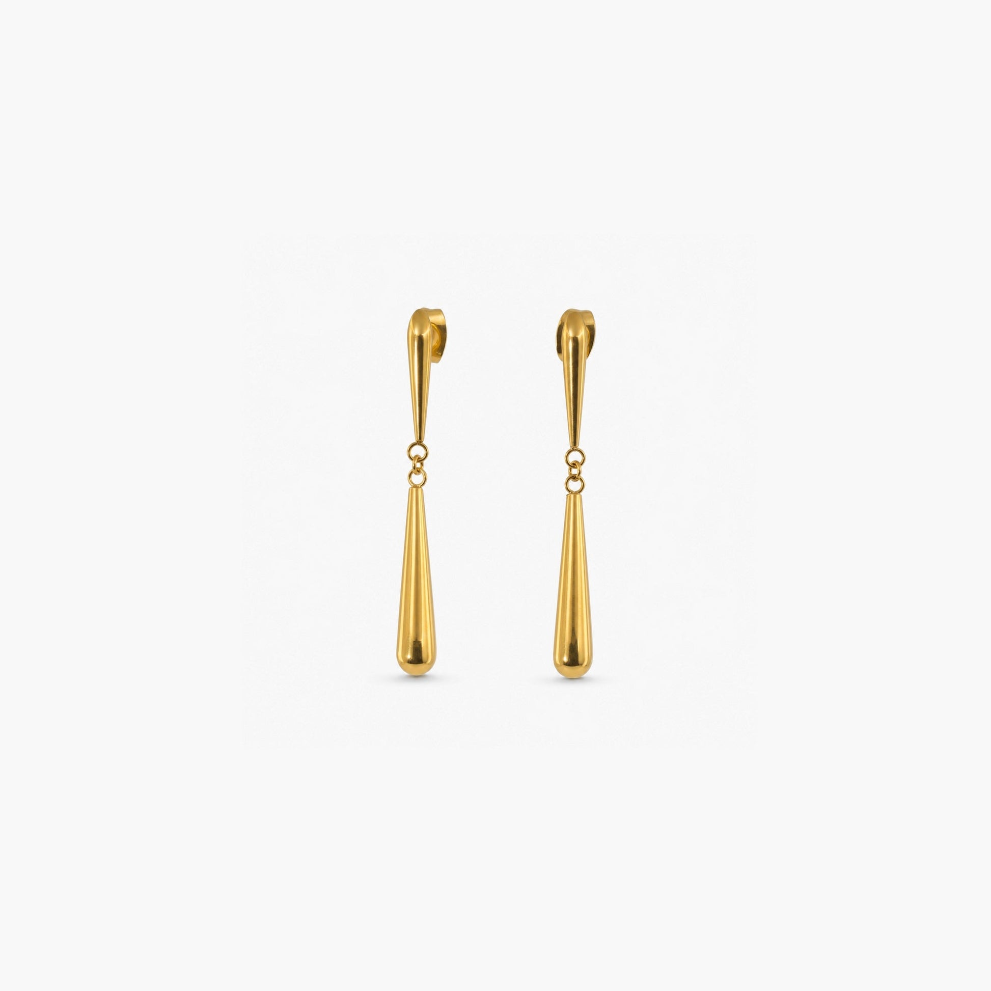 Long teardrop earrings