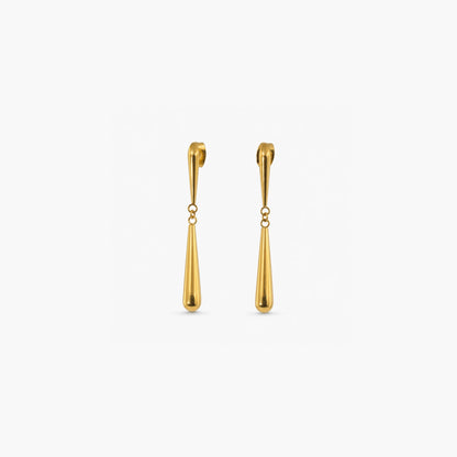 Long teardrop earrings