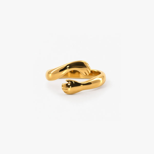 Love Hug Ring – 18k Gold Plated Stainless Steel Ring