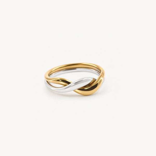 Love Wave Ring - Waterproof 18k Gold Plated