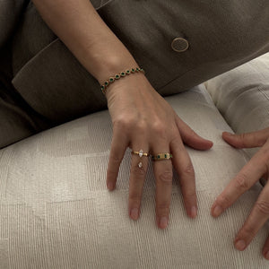 meideya jewelry marquise charm ring