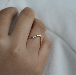 meideya jewelry crystal curve ring
