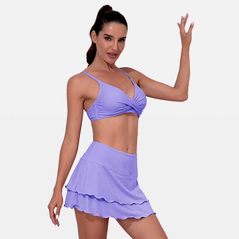 Mid Waist Swim Skirt Period Bathing Suit Bottoms - Stylr