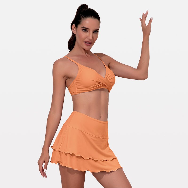 Mid Waist Swim Skirt Period Bathing Suit Bottoms - Stylr