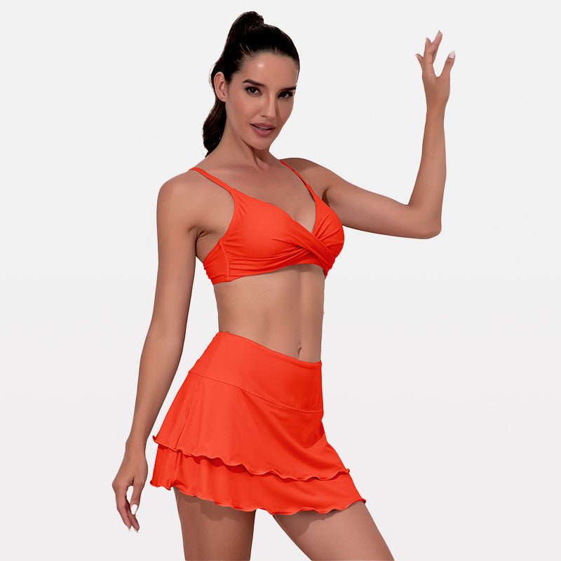 Mid Waist Swim Skirt Period Bathing Suit Bottoms - Stylr