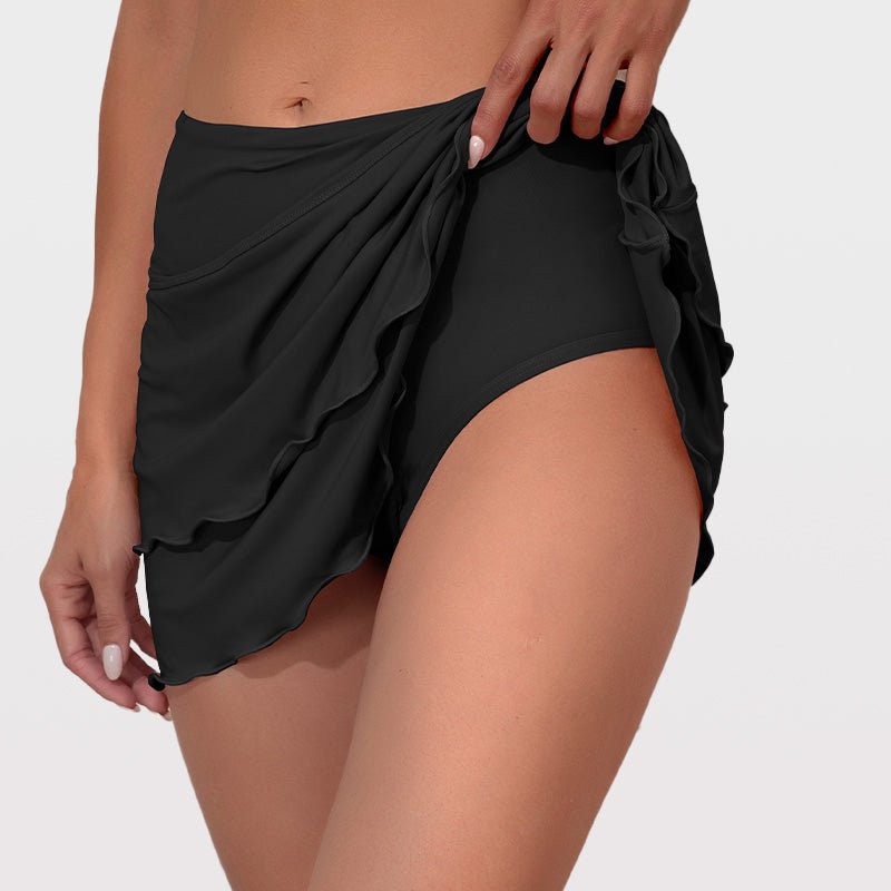 Mid Waist Swim Skirt Period Bathing Suit Bottoms - Stylr