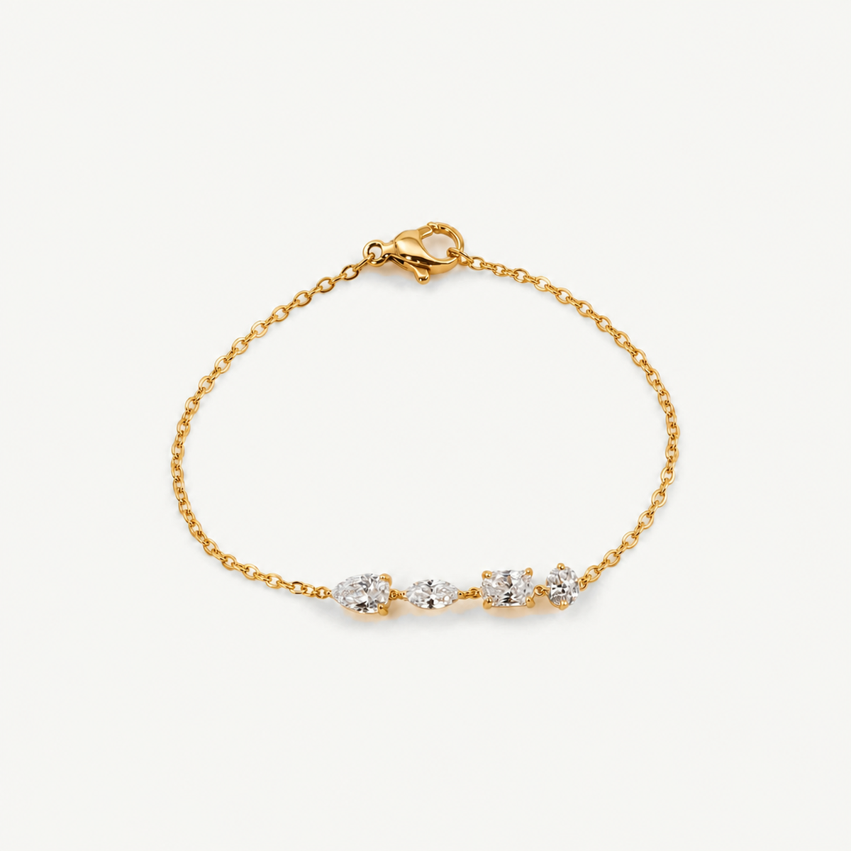 Mixed Cut Diamond Bracelet