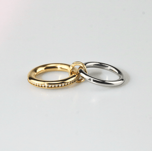 mixed metal ring