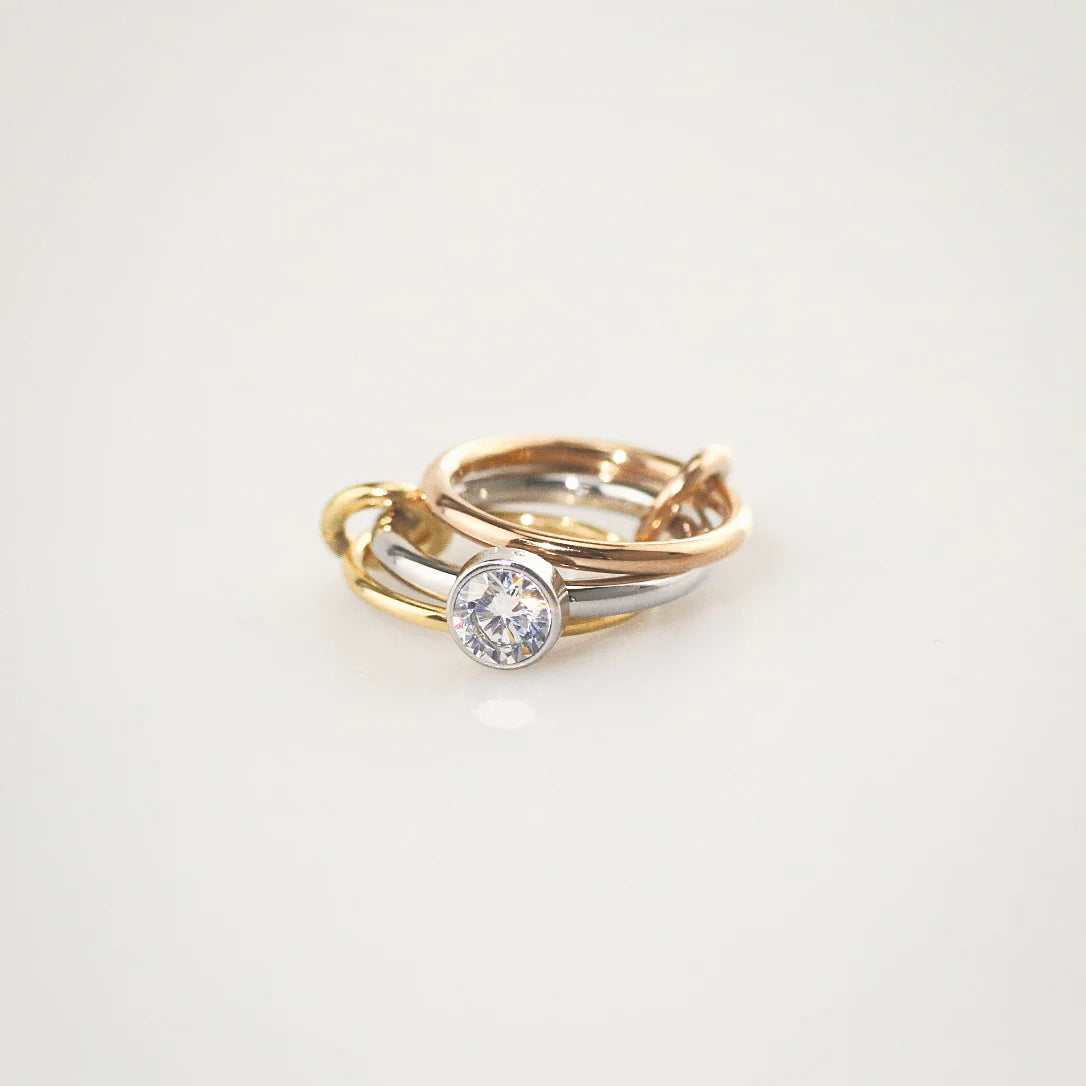 mixed metal ring